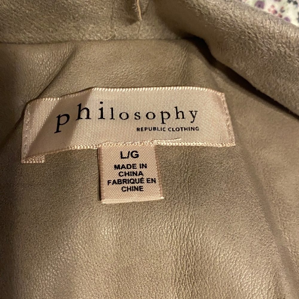 Philosophy Beige Outerwear